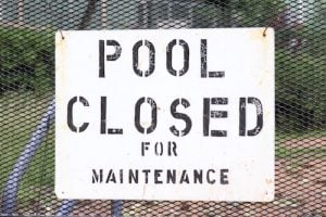 Pool Closed For Maintenance